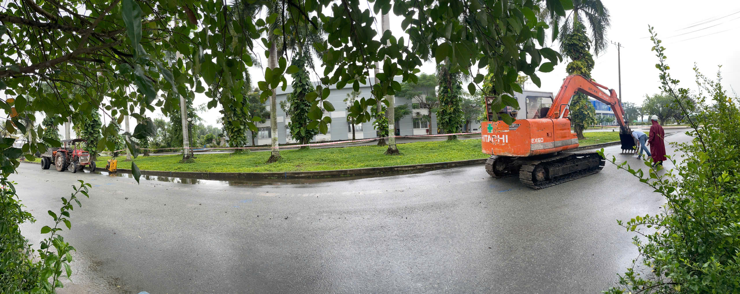 Quy trình xây dựng phần móng trạm cân 80 tấn cho nhà máy nước tại TP HCM của Công ty Kỹ thuật Một Màu Xanh